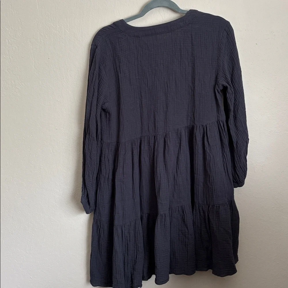 Madewell Baby Doll V-Neck Tunic 100% cotton size 4 - Picture 3 of 6